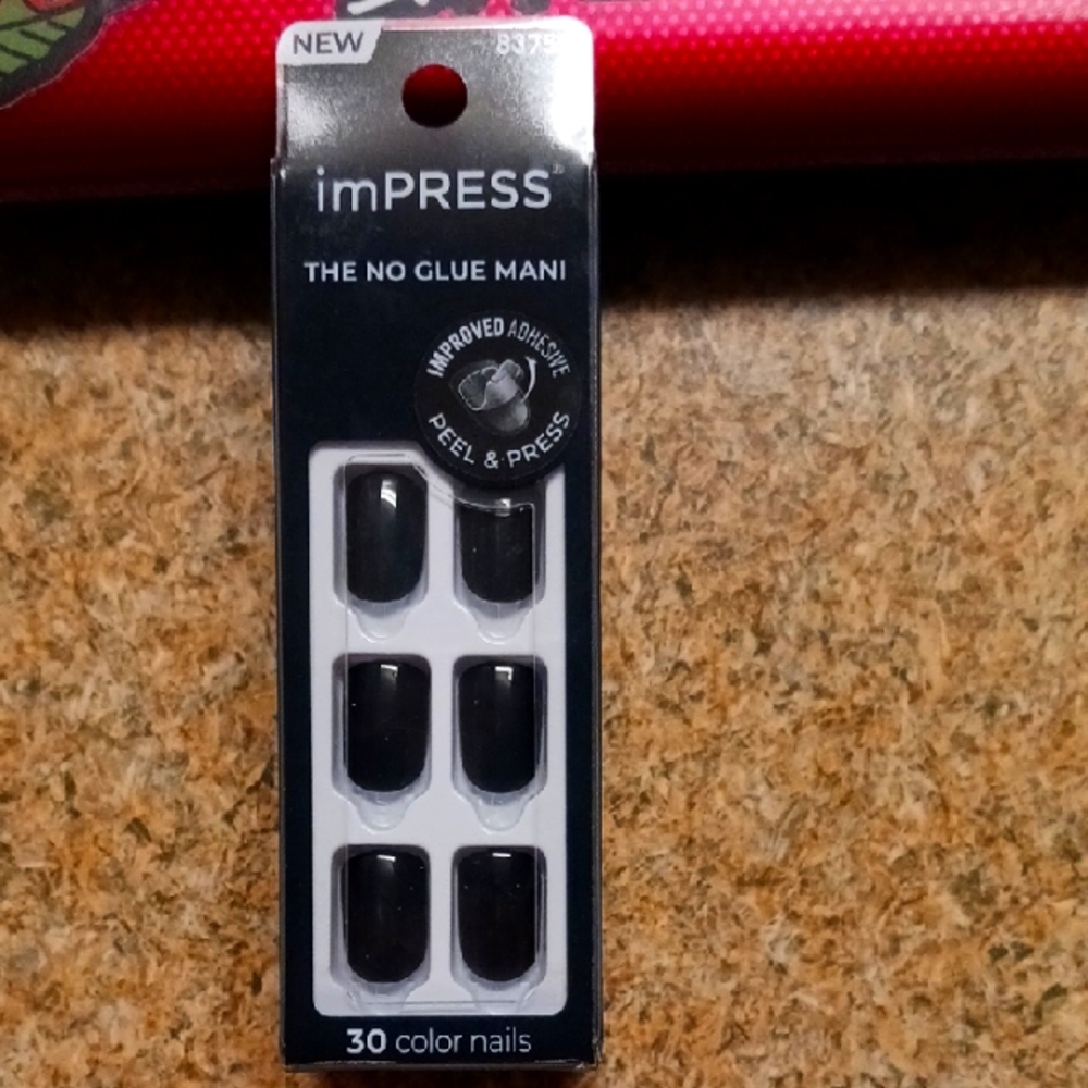 Press-On Nails. Kiss Brand. Black. Box #16. - Picture 16 of 16